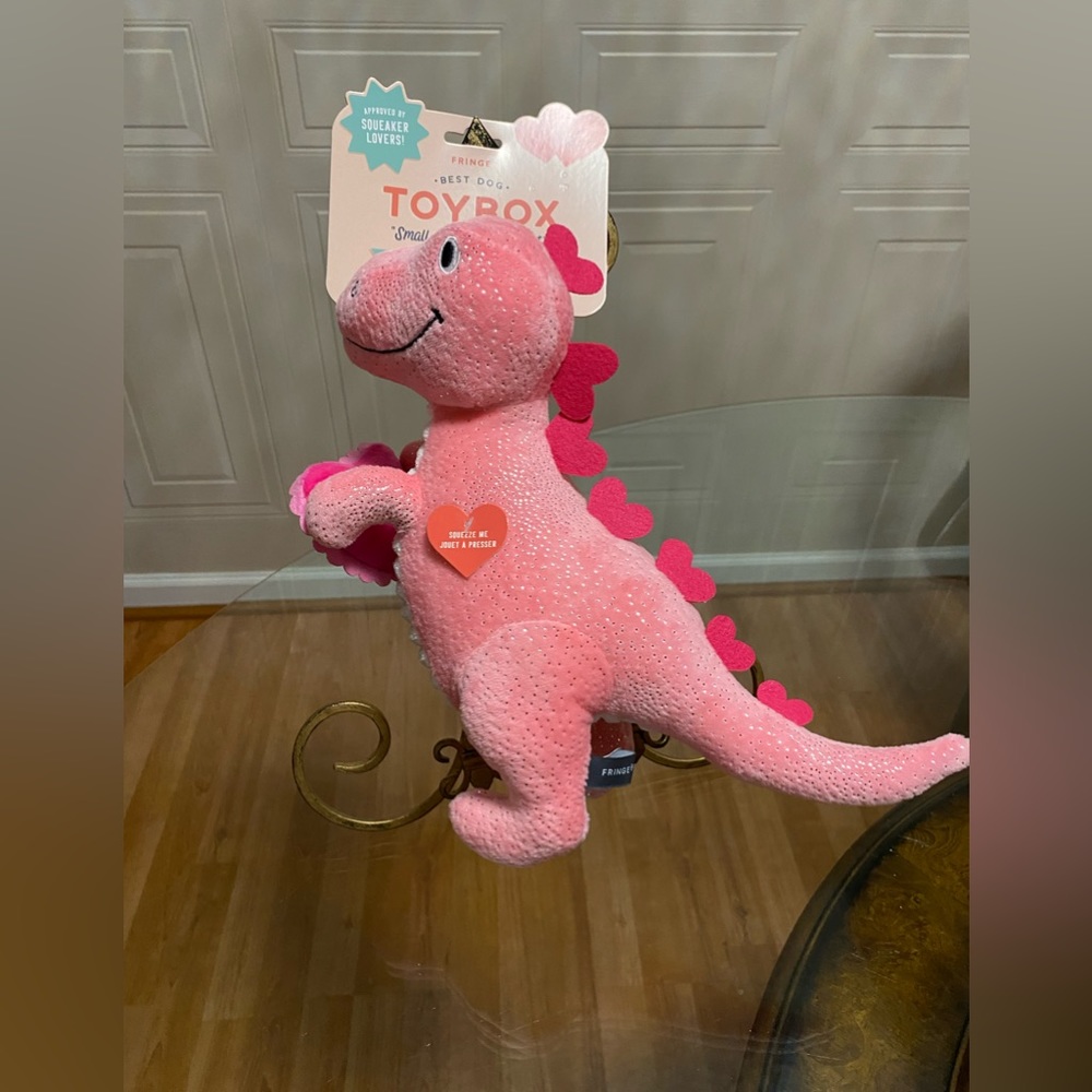 - - Fringe Dog Toy Dinosaur Time For T-Rest Rex Big Flirt  14”With…